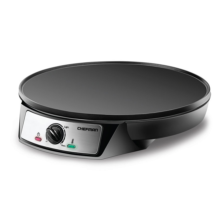 Chefman Electric Crepe Maker & Griddle W/ Nonstick Grill Pan Wayfair Canada